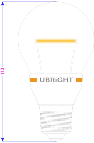 Clear LED Bulb